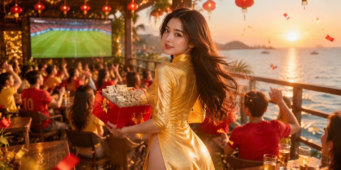 Người dùng mặc áo dài sử dụng ứng dụng casino tại Hà Nội