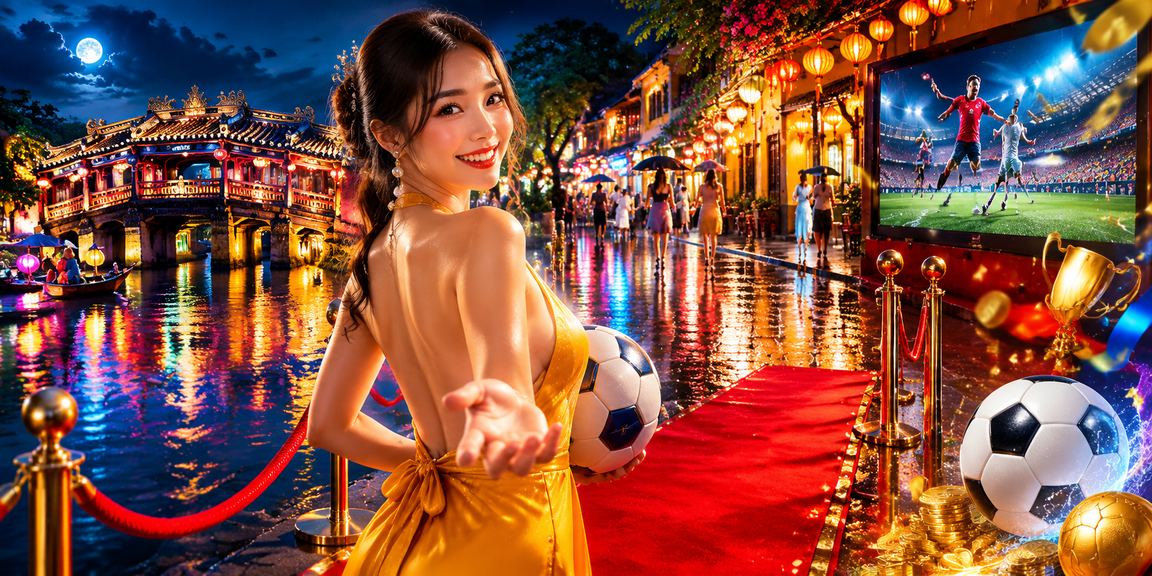Không khí đặt cược thể thao sôi động tại chợ đêm Hội An